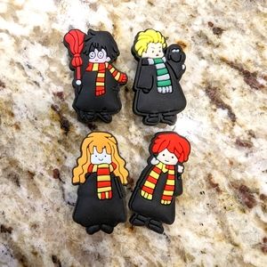 3/$15 NWOT New crocs charms jibbitz Harry Potter Ron Hermione Draco set of 4